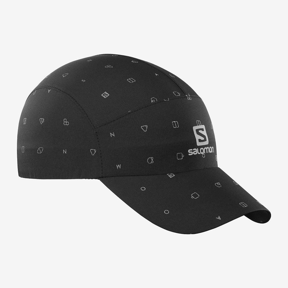 Casquette Salomon Homme Noir - Salomon REFLECTIVE - France (1269-OJCUS)